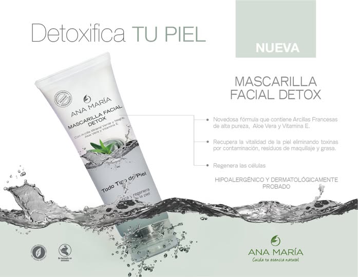 MASCARILLA FACIAL DETOX 80GR ANA MARIA