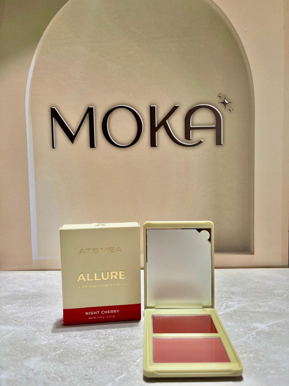 RUBOR EN DUO ALLURE CREMA Y POLVO COMPACTO ATENEA